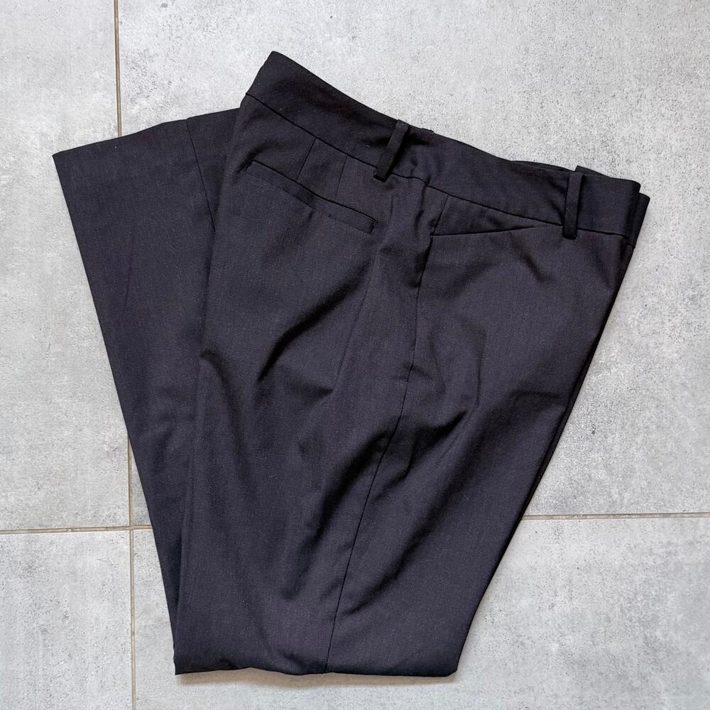 Ann Taylor Curvy Women's 12P Black Dress Pants with Purple Hue